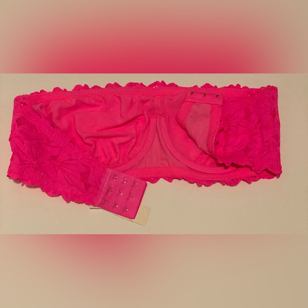 NWT Aerie Beach Daze Lace Bandeau/Bra/Bralette 36D - Picture 6 of 12